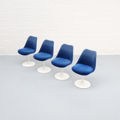 Set Van 4 Knoll Tulip Eetkamerstoelen '70S