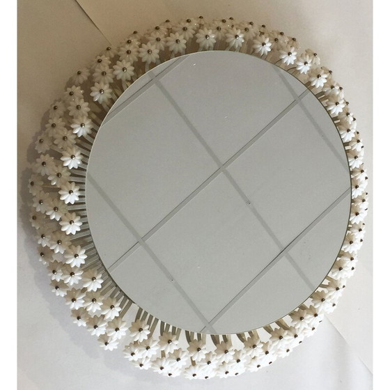 Image 1 of Vintage bloemenspiegel van Emil Stejnar voor Rupert Nikoll, 1950