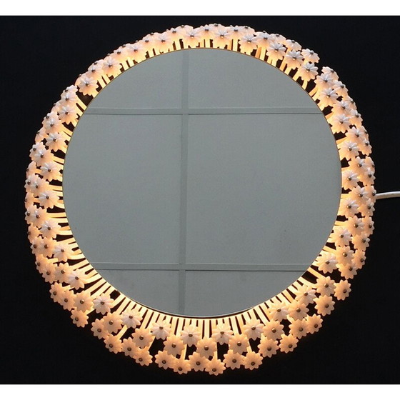 Image 1 of Vintage bloemenspiegel van Emil Stejnar voor Rupert Nikoll, 1950