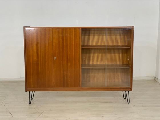 Image 1 of Mid Century hoge kast vintage