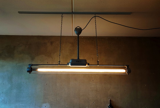 Image 1 of Vintage industriële lamp