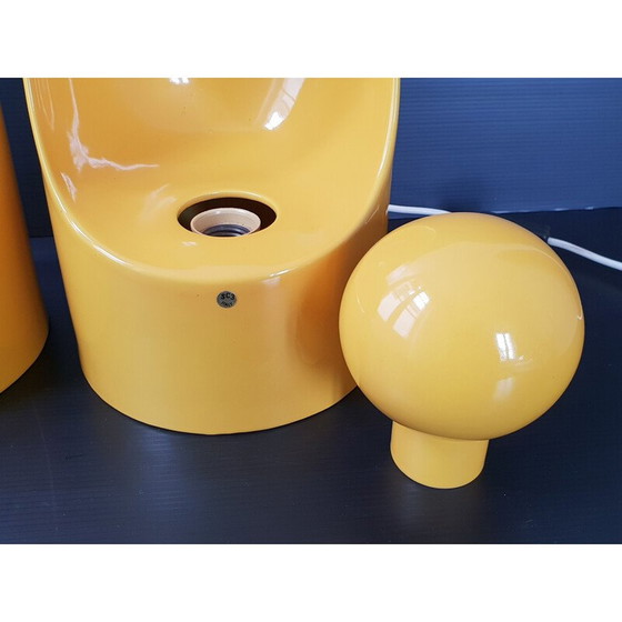 Image 1 of Paar vintage lampen SC3 van Marcello Cuneo voor Gabbianelli, 1960