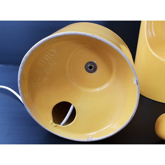 Image 1 of Paar vintage lampen SC3 van Marcello Cuneo voor Gabbianelli, 1960