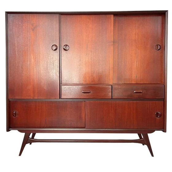 Image 1 of Mid-century Deens design highboard kast Van Teeffelen Wébé