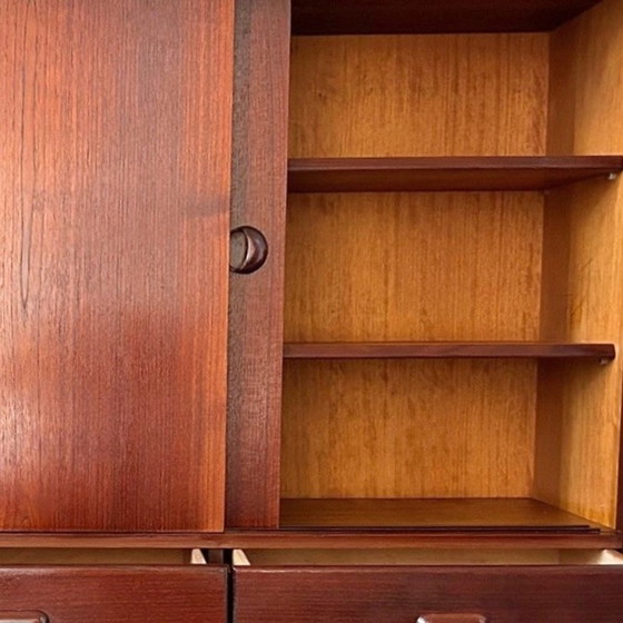 Image 1 of Mid-century Deens design highboard kast Van Teeffelen Wébé