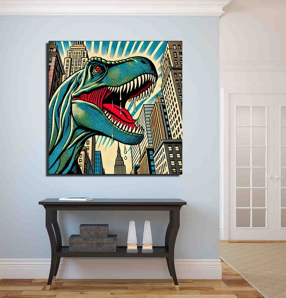 Image 1 of Poster/Banner 'Dino In Town #3' 