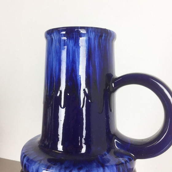 Image 1 of Vintage Duits aardewerk Fat Lava van Scheurich - jaren 1970