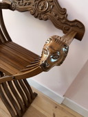 Vintage Curule Stoel
