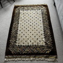 Vintage kelimwol in herfstkleuren