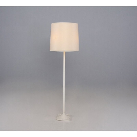 Image 1 of Vintage vloerlamp in wit gelakt staal met 4 lampen, 1950