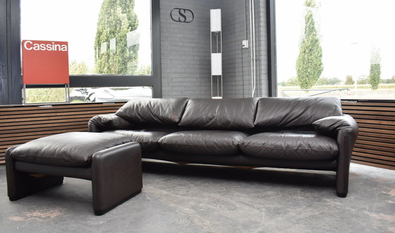 Image 1 of Prachtige Cassina Maralunga 675 -3 Vico Magistretti  Design Sofa