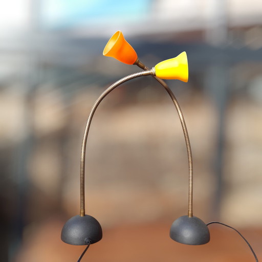 2X Deja Vú Tafellampen, Design Rob Nollet, Nederland, 80S