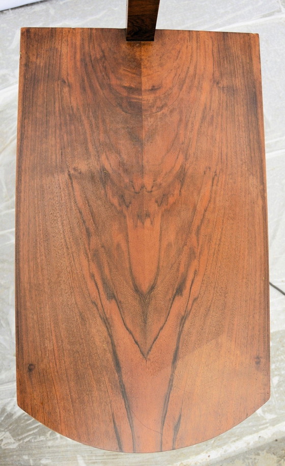 Image 1 of Art deco vloerlamp met tafel uit de jaren dertig