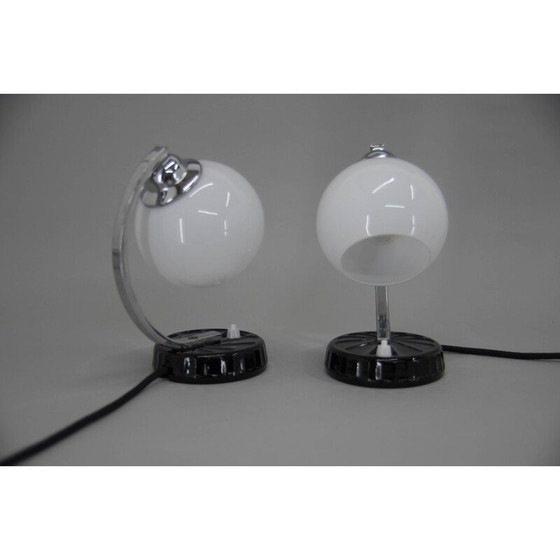 Image 1 of Paar vintage Art Deco tafellampen, jaren 1930