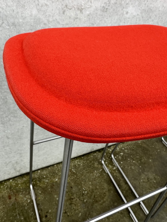 Image 1 of 4X Cappellini Hi Pad Stool Rood