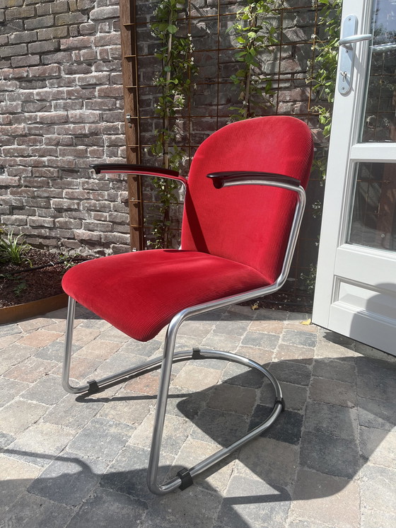 Image 1 of 6x Gispen 413 originele stoelen