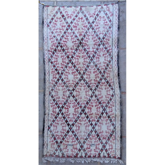 Image 1 of Vintage Berber vloerkleed Beni ouarain