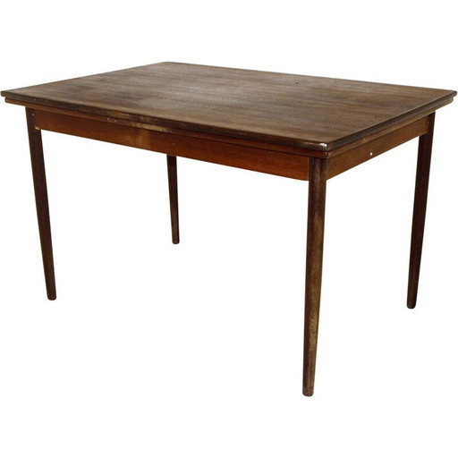 Vintage tafel met opklapbaar blad