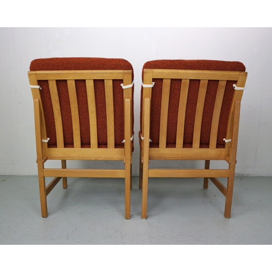 Image 1 of Set van 4 vintage bijzetstoelen model 3232 van Børge Mogensen voor Frederica Stolefabrik, 1968