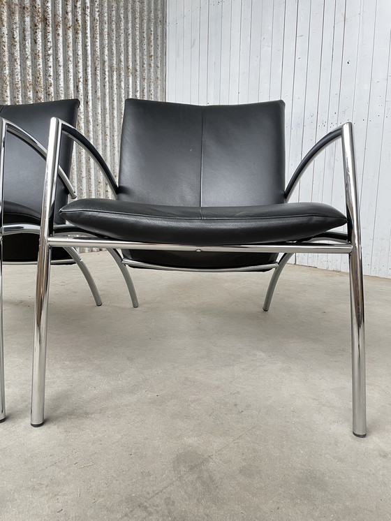Image 1 of Kebe design fauteuils Denemarken 1980 vintage fauteuils