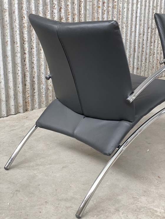 Image 1 of Kebe design fauteuils Denemarken 1980 vintage fauteuils