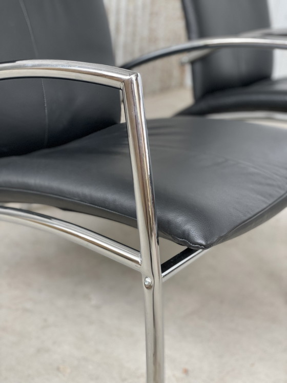 Image 1 of Kebe design fauteuils Denemarken 1980 vintage fauteuils