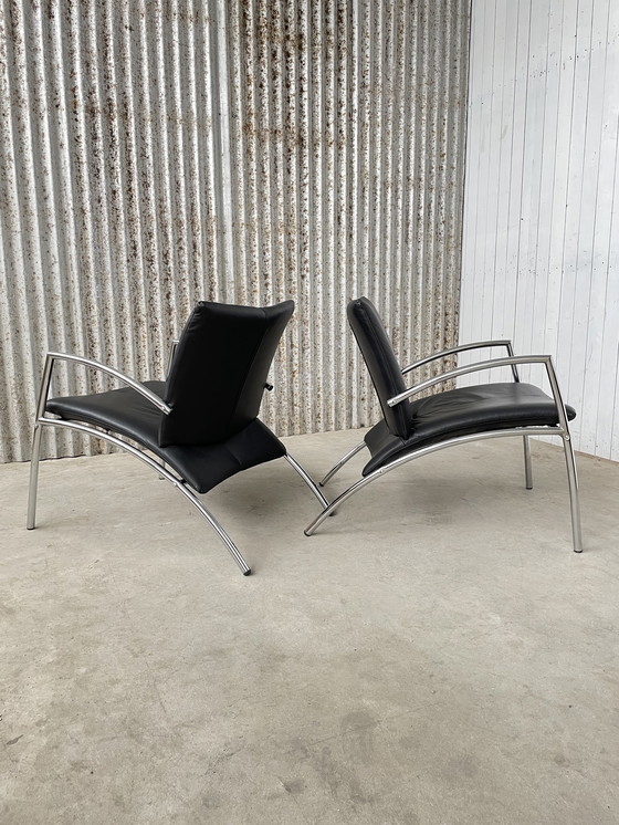 Image 1 of Kebe design fauteuils Denemarken 1980 vintage fauteuils