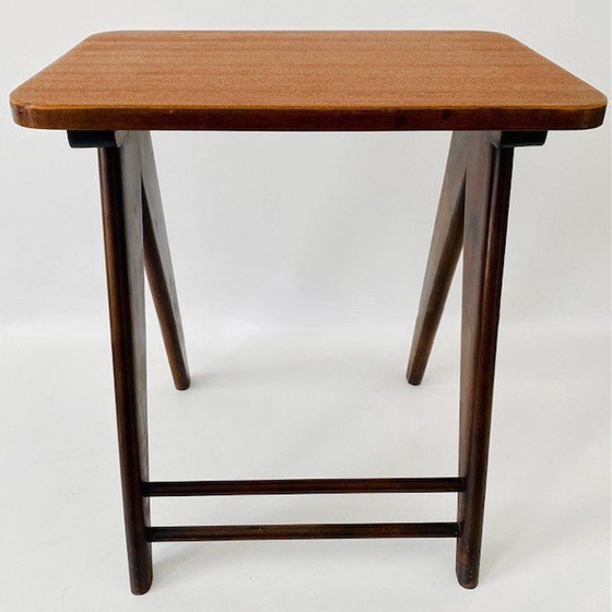 Image 1 of Mid-century deens design bijzettafeltje teak 1960's