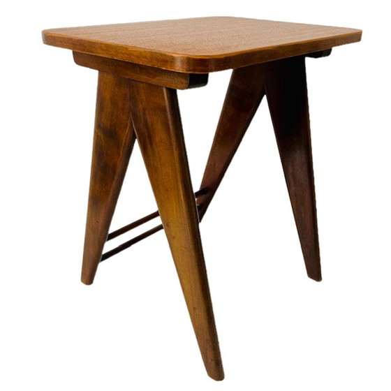 Image 1 of Mid-century deens design bijzettafeltje teak 1960's