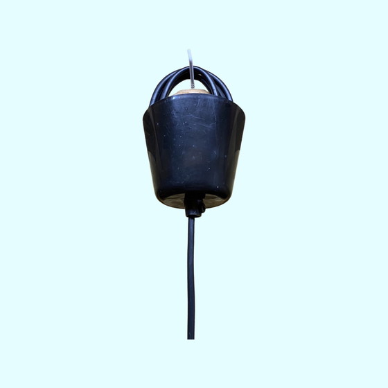 Image 1 of Vintage hanglamp van metaal/glas