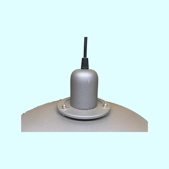 Image 1 of Vintage hanglamp van metaal/glas