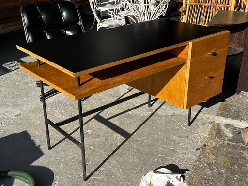 Vintage bureau uit de jaren 1950 in de stijl van Pierre Paulin.