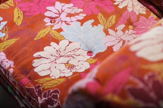 Image 1 of Mah Jong Sofa In 'Kenzo Takada' Stof Door Hans Hopfer Voor Roche Bobois Frankrijk