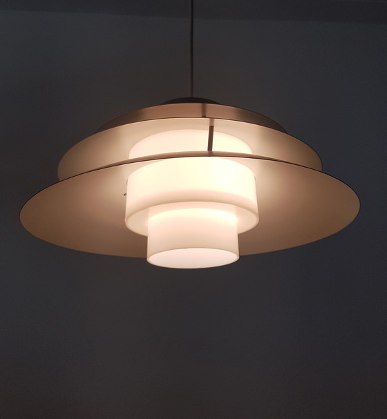 Image 1 of Deense design hanglamp van Bent Karlby voor Lyfa