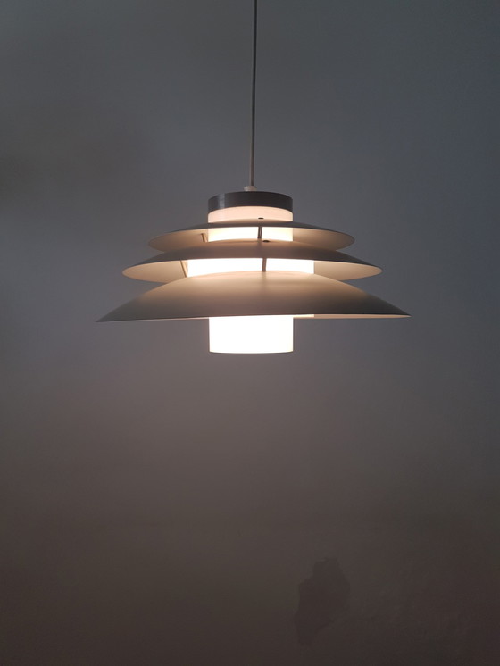 Image 1 of Deense design hanglamp van Bent Karlby voor Lyfa