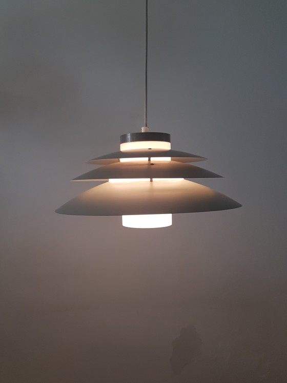 Image 1 of Deense design hanglamp van Bent Karlby voor Lyfa