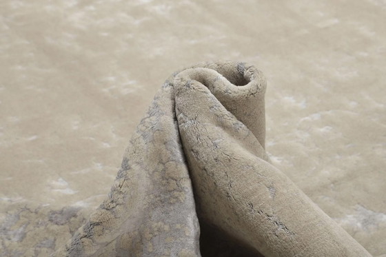 Image 1 of Designer Modern Tapijt Viscose Met Zijdeglans Kunstwerk Stuk 388 X 309 Cm