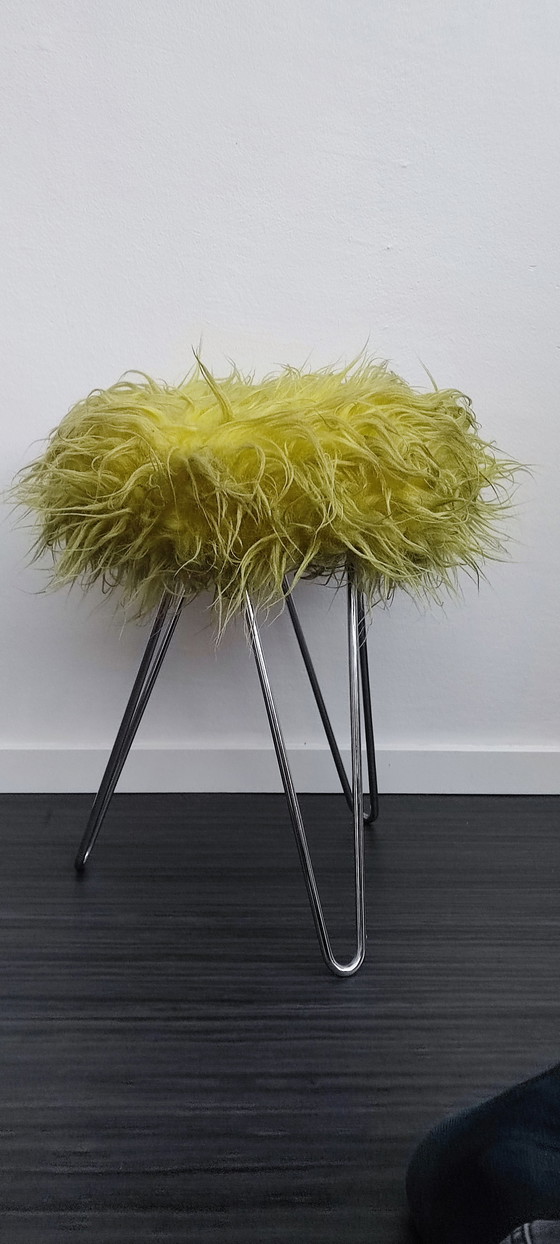 Image 1 of Vintage jaren 60 tripod kruk