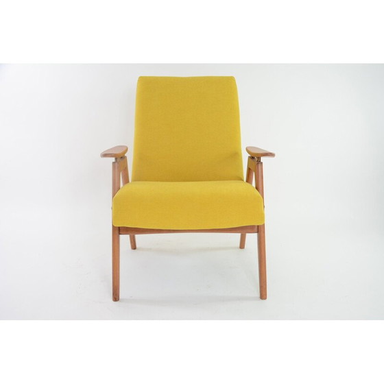 Image 1 of Vintage gele fauteuil van Jiroutek, 1960