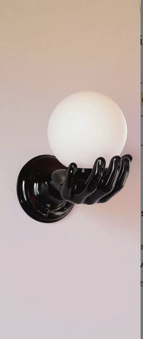 Image 1 of Italiaanse wandlamp van keramiek, 1980