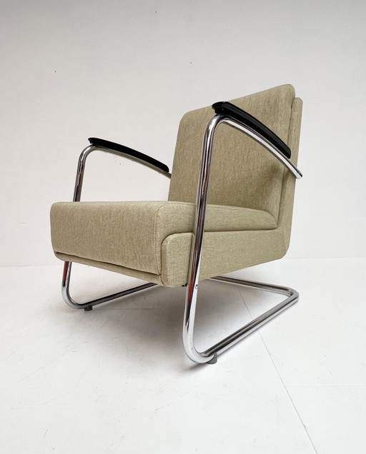 Groene Eminent Fauteuil Van Ahrend De Cirkel, 1950'S