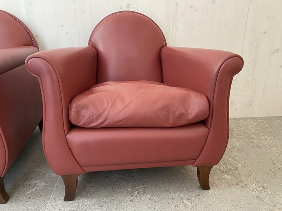 Image 1 of 2x Poltrona Frau fauteuils