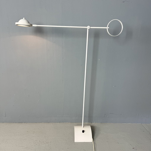 Minimalistische balans vloerlamp jaren ‘80