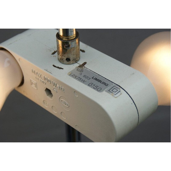 Image 1 of Vintage glazen tafellamp van Helena Tynell voor Limburg, 1970