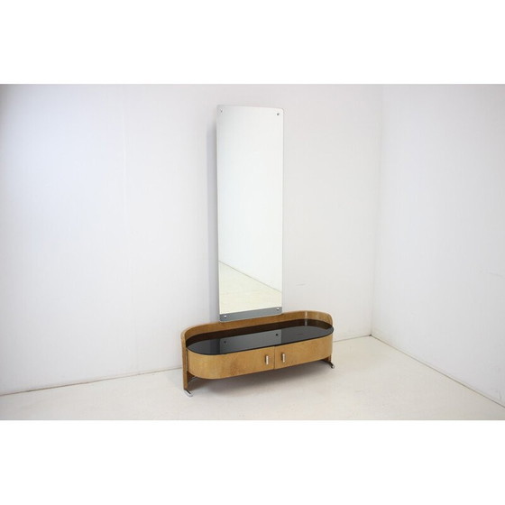 Image 1 of Vintage Art Deco spiegel, Tsjecho-Slowakije 1937