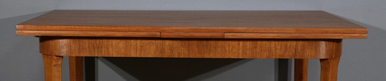 Image 1 of Scandinavische Teakhouten uitschuifbare tafel - 1960