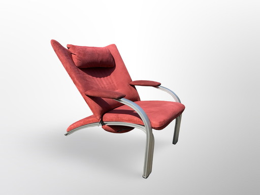 Mooie alcantare relax fauteuil WK spot 698