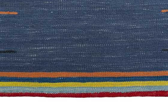Image 1 of Handgeweven design kelim Fars - 112 X 93 cm (Nieuw)