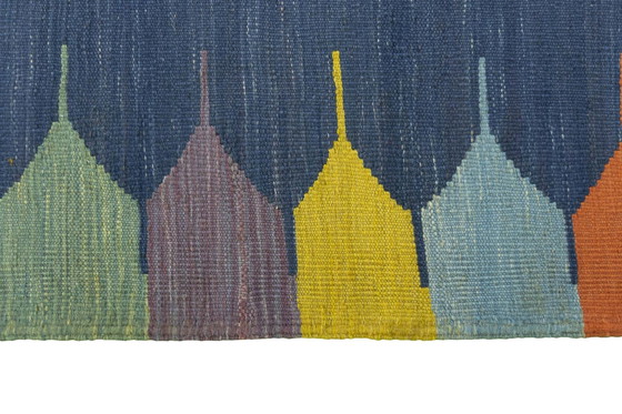Image 1 of Handgeweven design kelim Fars - 112 X 93 cm (Nieuw)