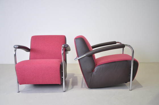 Image 1 of 2x Leolux Scylla fauteuil